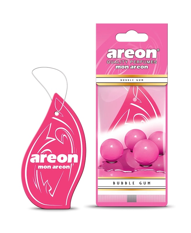 خوشبو کننده کارتی سری مون آرئون با رایحه Bubble Gum