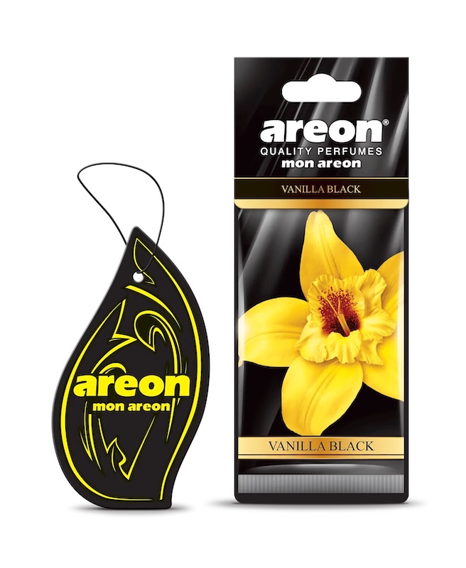 خوشبو کننده کارتی سری مون آرئون با رایحه Vanilla Black