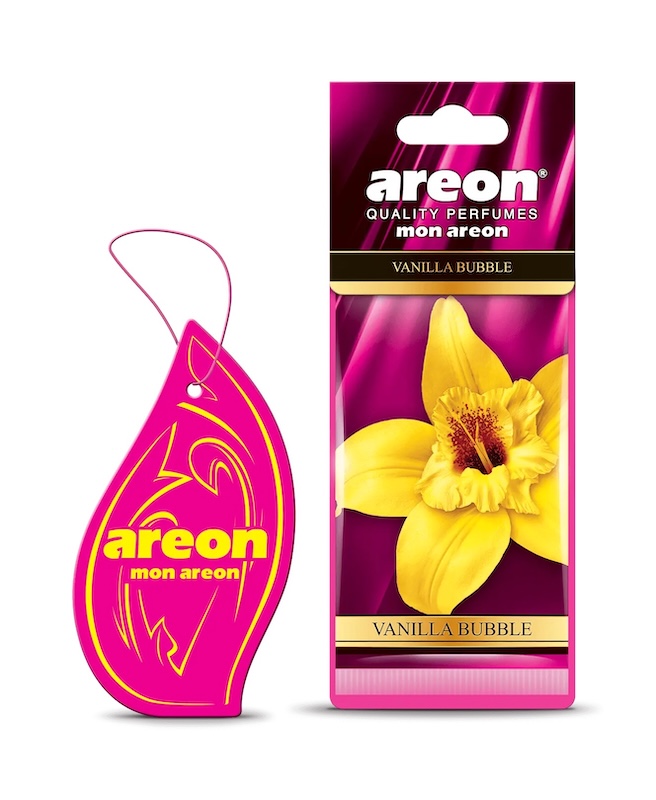 خوشبو کننده کارتی سری مون آرئون با رایحه Vanilla Bubble