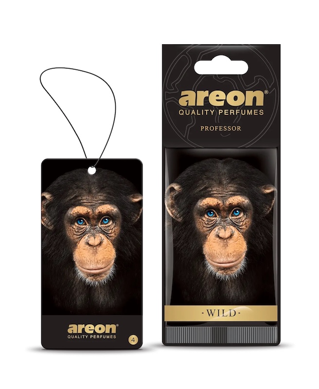 خوشبو کننده کارتی سری وایلد آرئون با رایحه پروفسور(areon wild-professor)