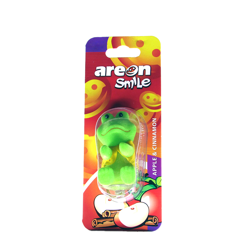 خوشبو کننده کارتی Areon smile با رایحه apple & cinnamon خوشبو کننده کارتی Areon smile با رایحه apple & cinnamon
