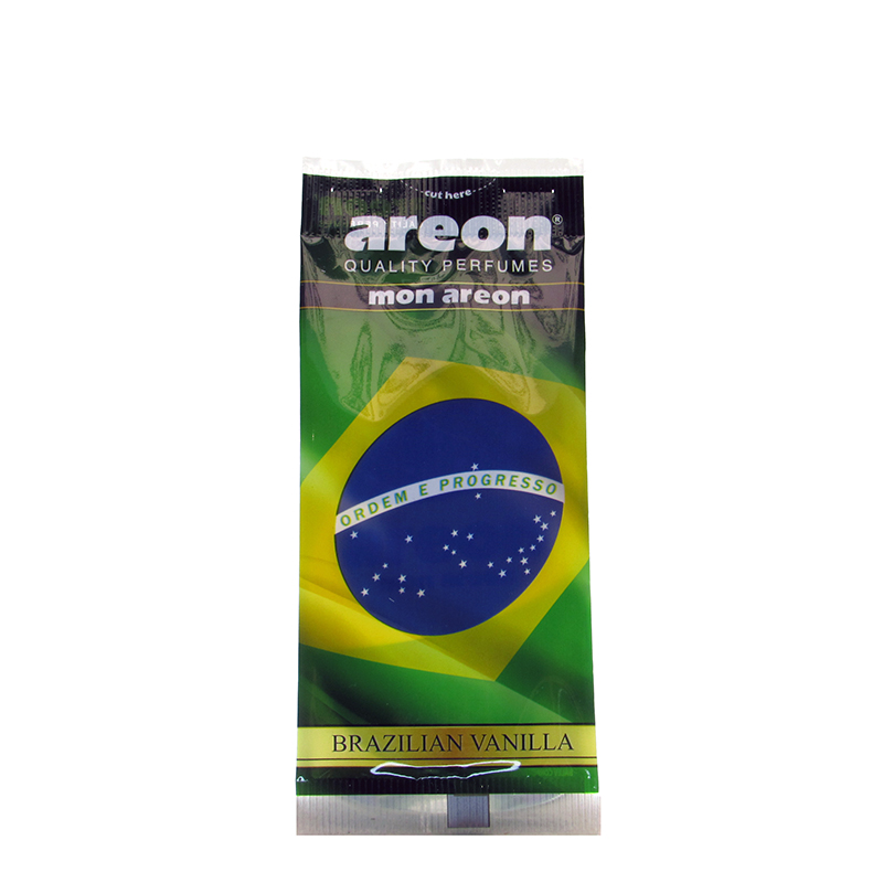 خوشبو کننده کارتی Areon country designs با رایحه Brazillian Vanilla خوشبو کننده کارتی Areon country designs با رایحه Brazillian Vanilla