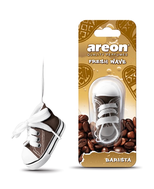 خوشبو کننده آویز طرح کتونی ارئون با رایحه BARISTA