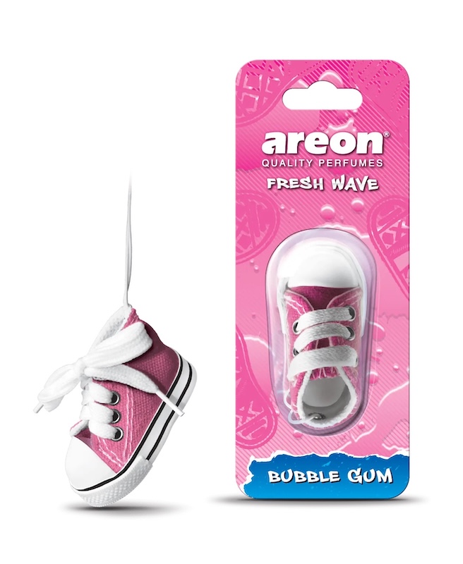 خوشبو کننده آویز طرح کتونی ارئون با رایحه BUBBLE GUM