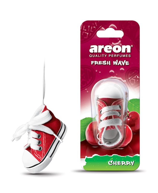 خوشبو کننده آویز طرح کتونی ارئون با رایحه CHERRY