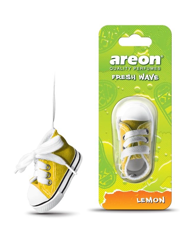 خوشبو کننده آویز طرح کتونی ارئون با رایحه LEMON