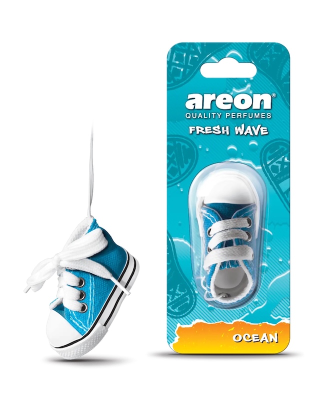 خوشبو کننده آویز طرح کتونی ارئون با رایحه OCEAN