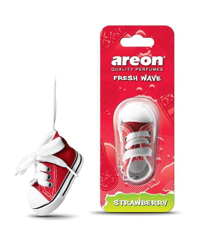 خوشبو کننده آویز طرح کتونی ارئون با رایحه STRAWBERRY