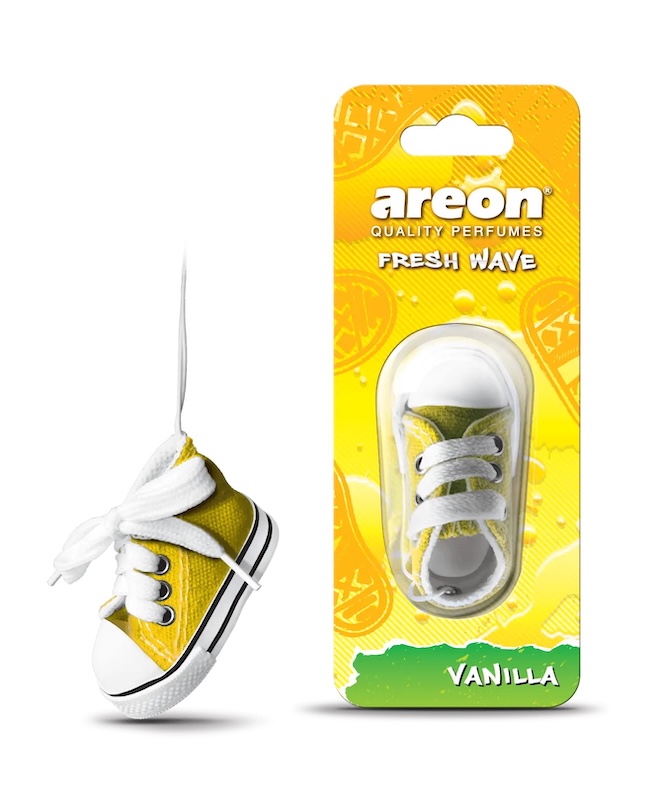 خوشبو کننده آویز طرح کتونی ارئون با رایحه VANILLA