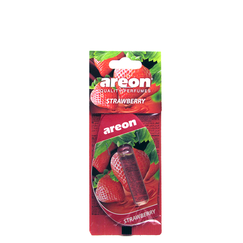 خوشبو کننده کارتی areon 5mil با رایحه STRAWBERRY