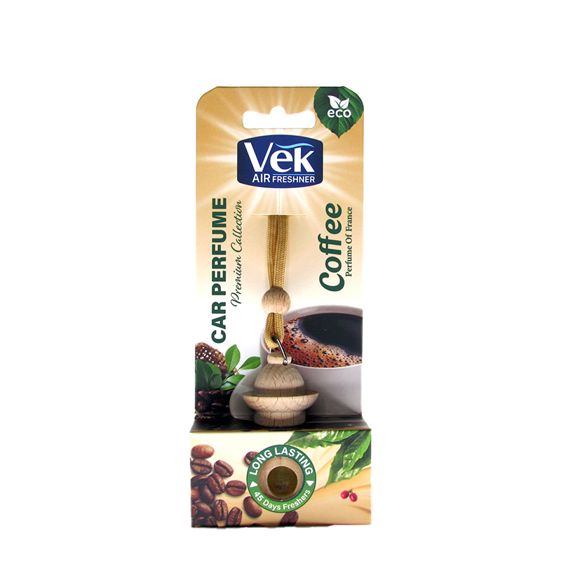 خوشبو کننده آویز برند vek با رایحه coffee