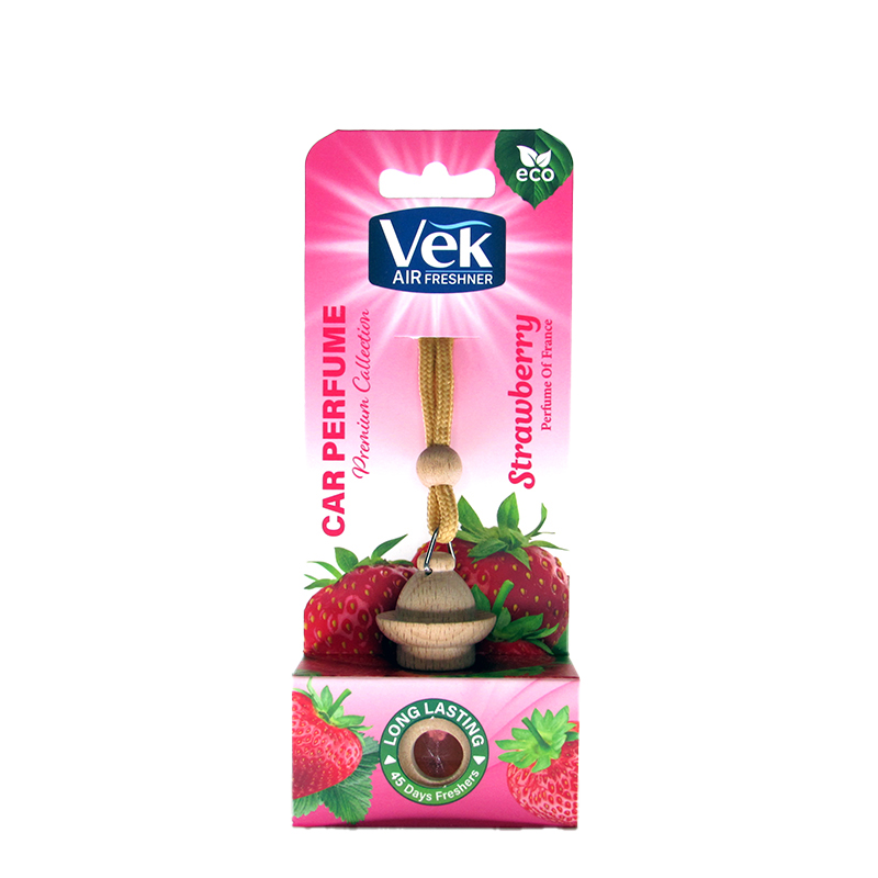 خوشبو کننده آویز برند vek با رایحه strawberry