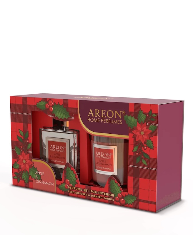 ست آرئون کریسمس با رایحه apple-cinnamon
