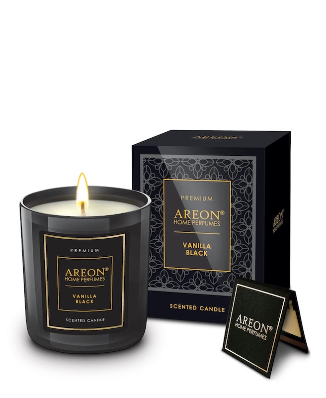 شمع خوشبو کننده آرئون سری پریمیوم سیاه با رایحه Vanilla-Black